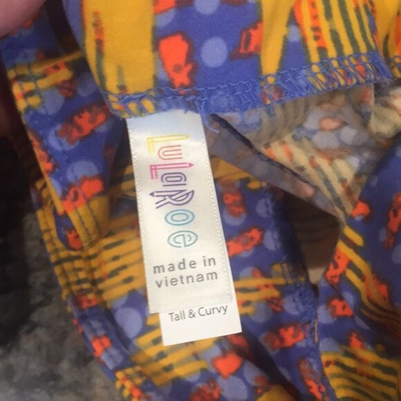 TC NWOT LuLaRoe Leggings AA31 4533 - Picture 3 of 3